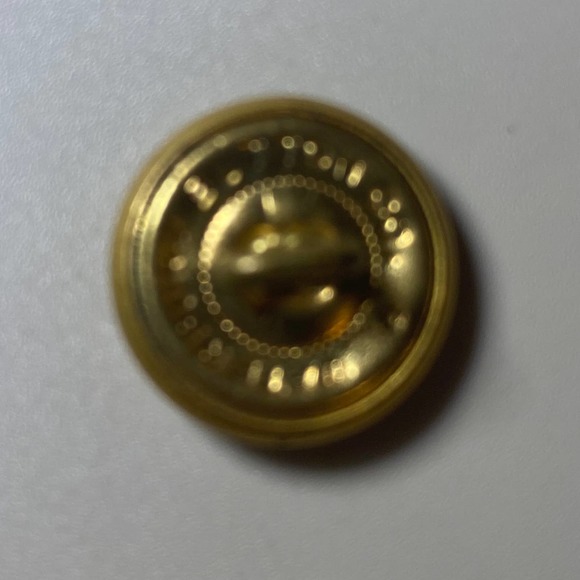 Vintage U.S. Army Uniform Brass Great Seal BUTTON Waterbury Button Co - Picture 5 of 5